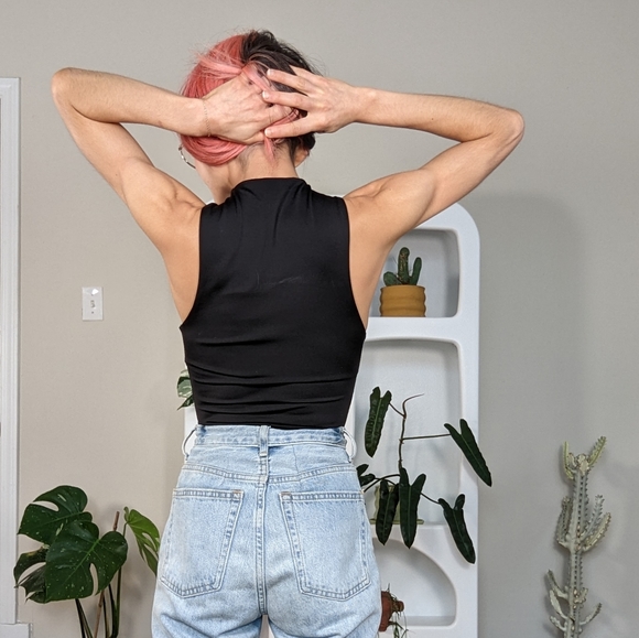 Girlfriend Collective High Neck Bodysuit - Picture 5 of 8